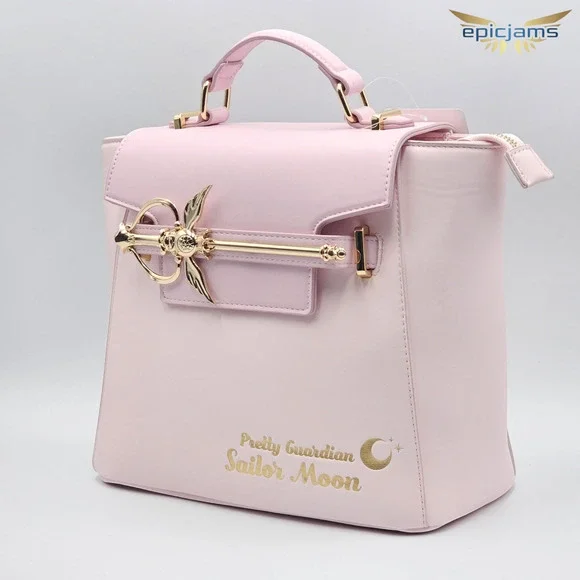 Pretty Guardian Sailor Moon Kaleido Moon Scope Pink Gold Crossbody Bag Purse New - Picture 3 of 5